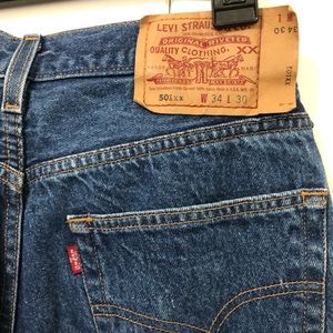 Levi’s 501xx Denim Jeans